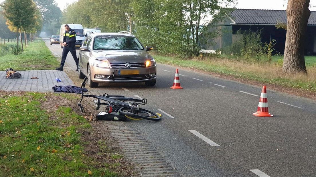 Fietser ernstig gewond bij ongeluk in Haaksbergen