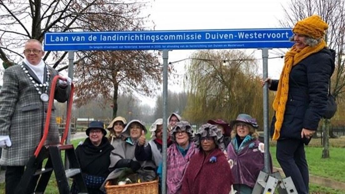 De onthulling twee weken geleden.