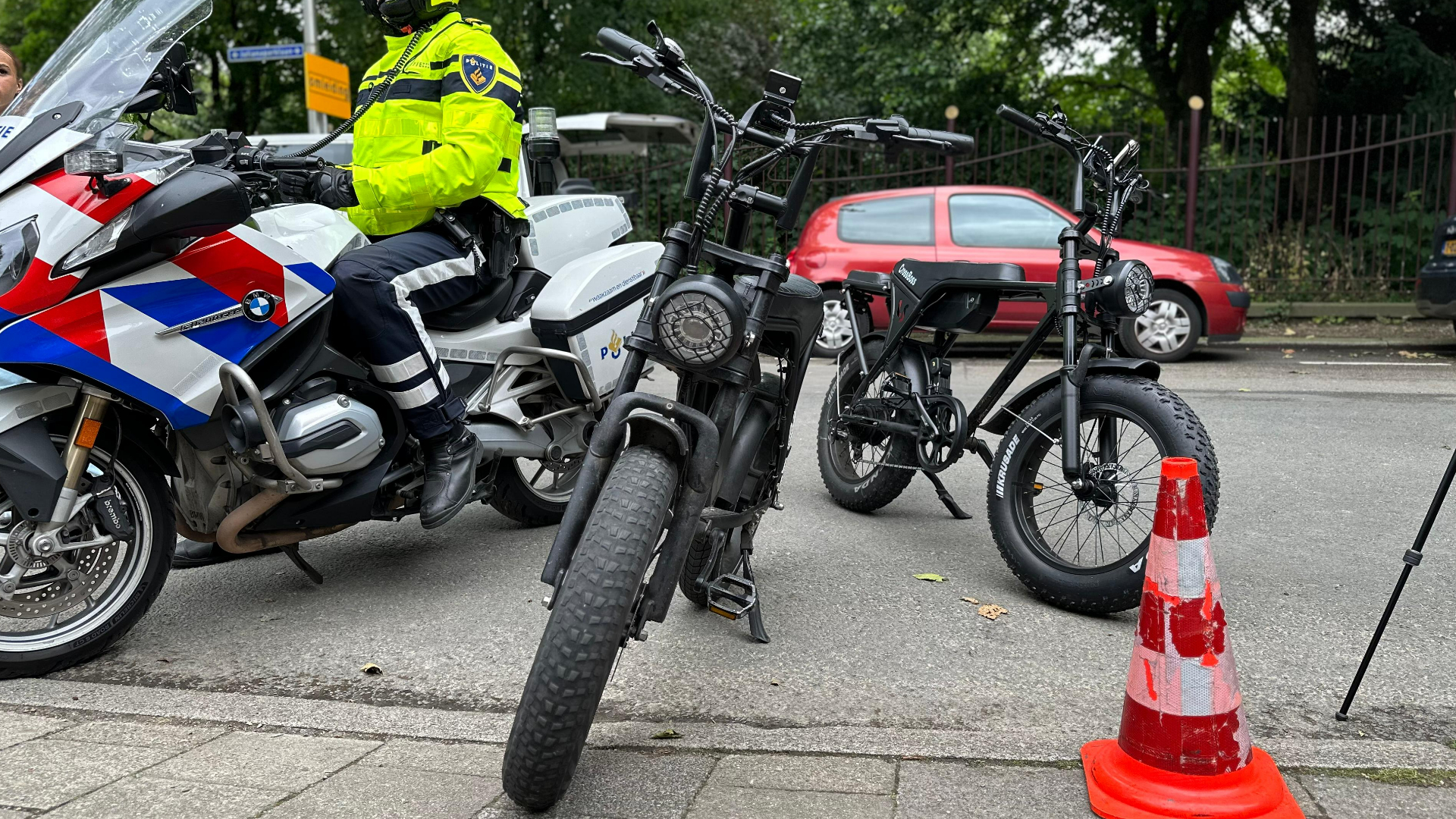 Politie waarschuwt voor opgevoerde fatbikes die 60 km/u of harder kunnen
