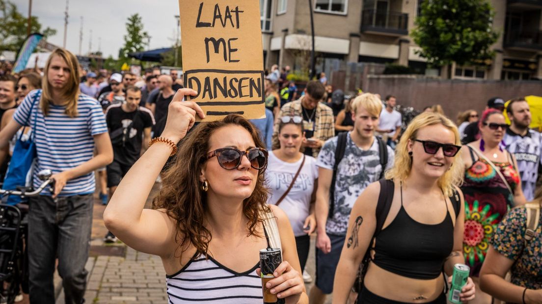 Ook in augustus waren in Nederland demonstraties tegen het evenementenbeleid