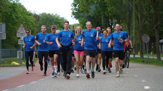 Foto: Luc uit Hattem rende mee met Liberation Route