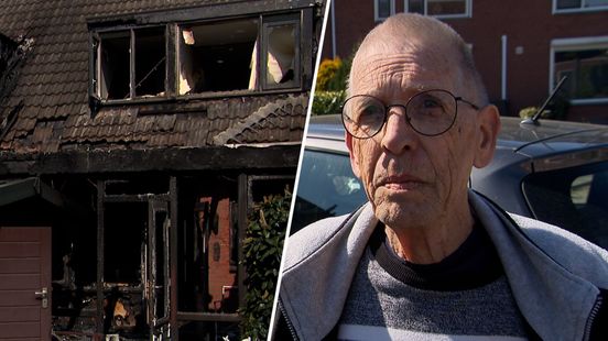 Jos ziet zijn huis in vlammen opgaan