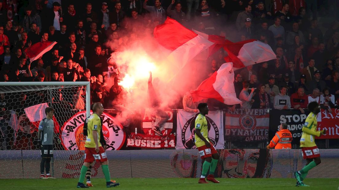 De FC Antwerp-supporters