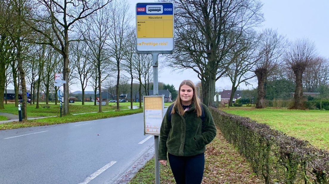 Isa Moes kan straks minder vaak met de bus naar stage