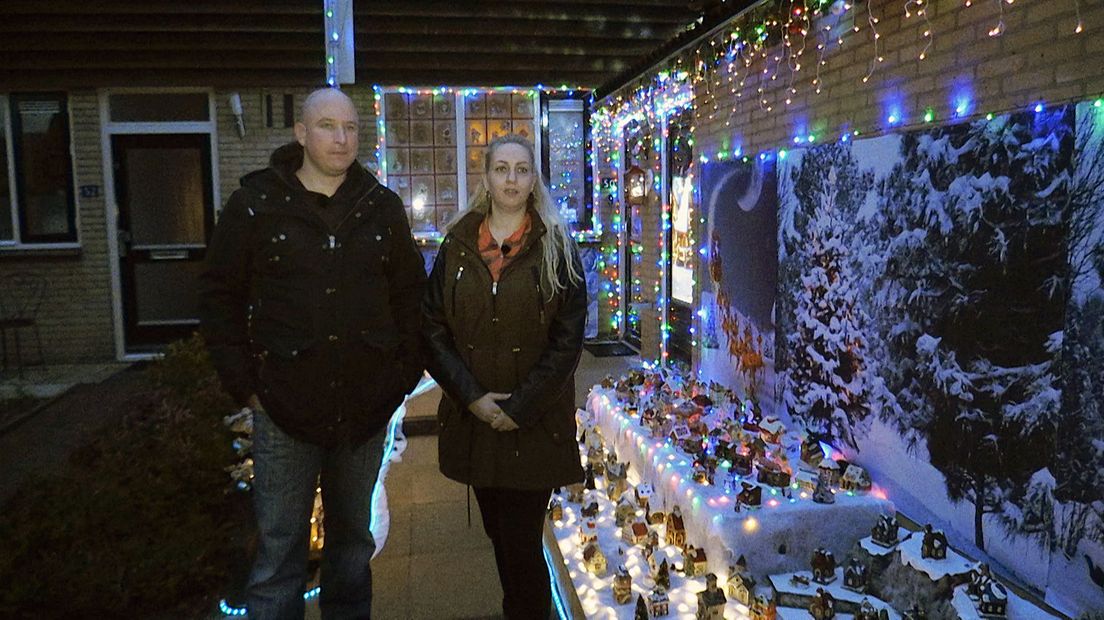 Mandy en Dennis is hun voortuin