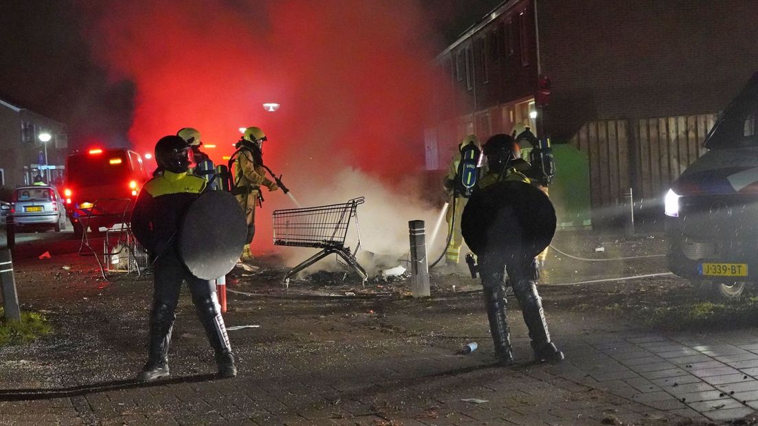 De Mobiele Eenheid kwam in actie