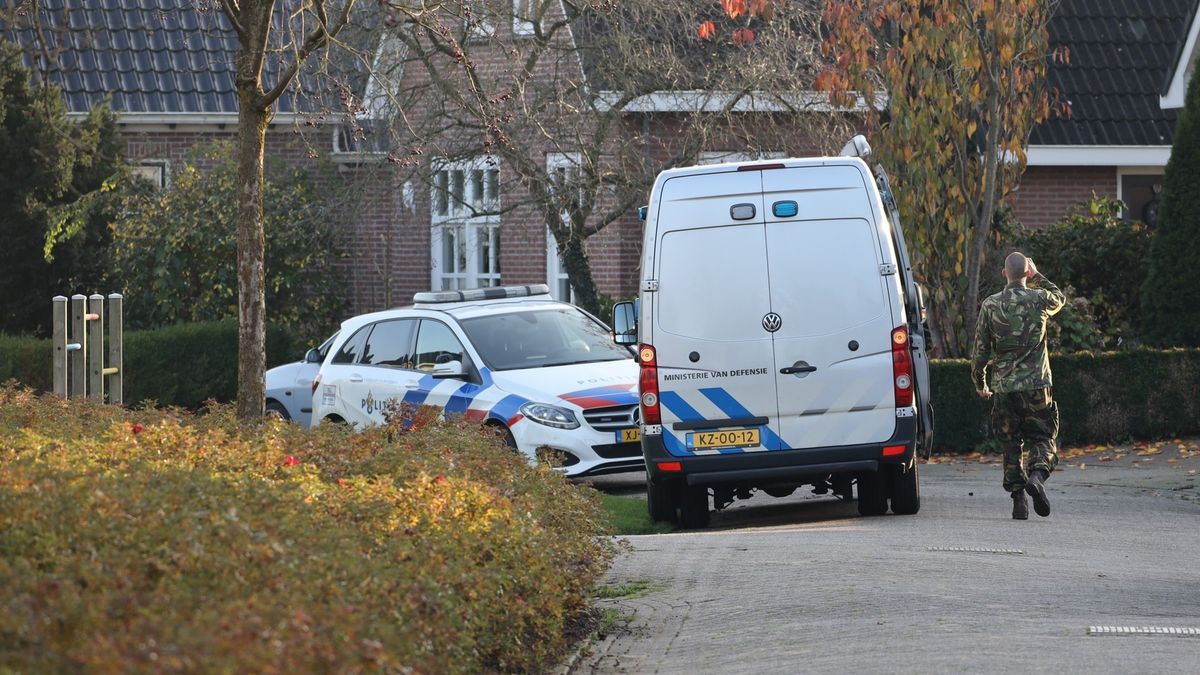 EOD en technische recherche onderzoeken explosie Triemen