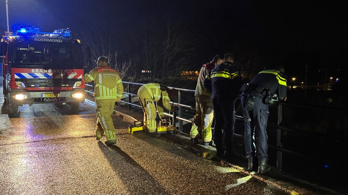Grootschalige zoektocht naar mogelijke drenkeling in Maas bij Roermond: niemand aangetroffen