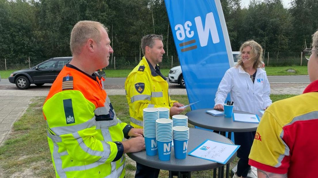 Automobilisten verdeeld over gedragscampagne voor veiligere N36