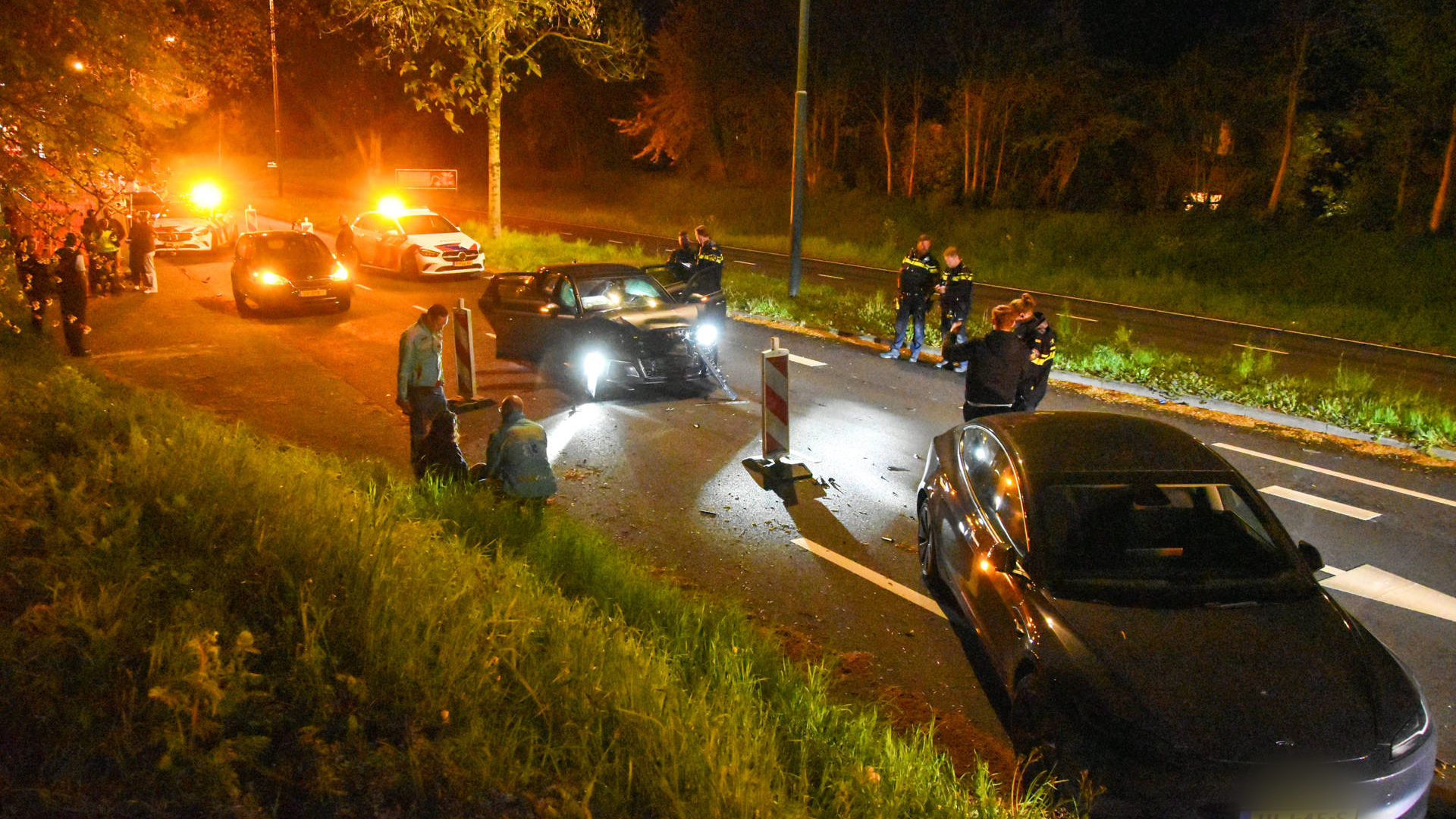 Ongeluk op Vogelweg in Maarssenbroek