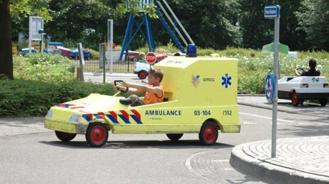 Verkeerspark Assen op een archieffoto (Rechten: archief RTV Drenthe)