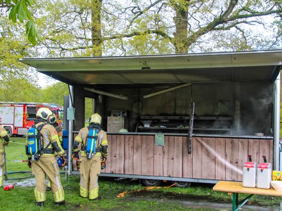 112-nieuws: Brand in frituurwagen Maarsbergen | Poging tot beroving in Overvecht