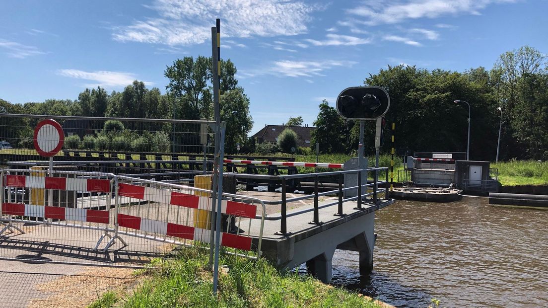 De Paddepoelsterbrug afgelopen zomer