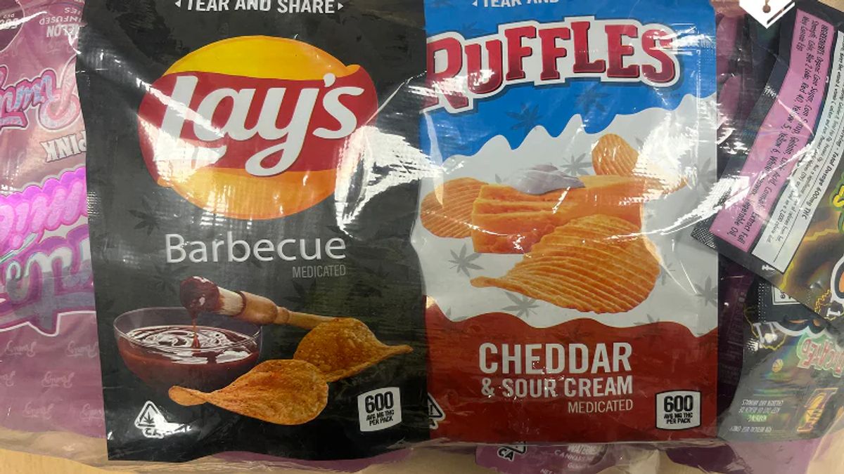 Diverse drugs en chips en snoepgoed met thc in garagebox in Bocholtz