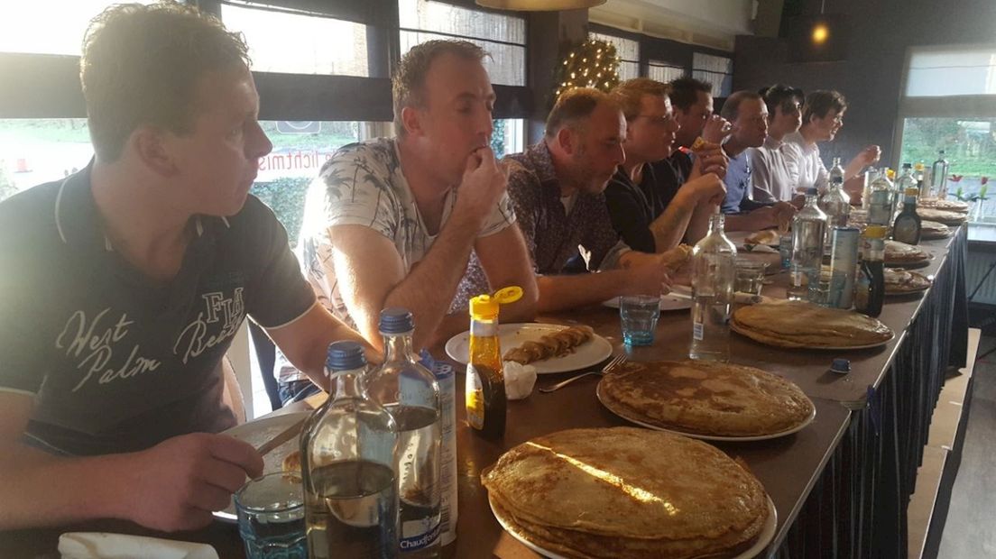 NK pannenkoeken eten in De Lichtmis