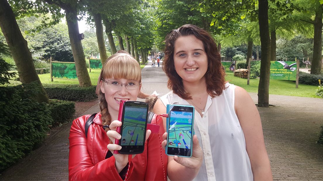 Pokémon zoeken in vogelpark Avifauna.