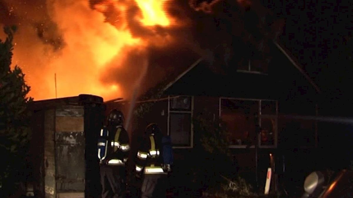 Woonhuis in Bruchterveld door brand totaal verwoest