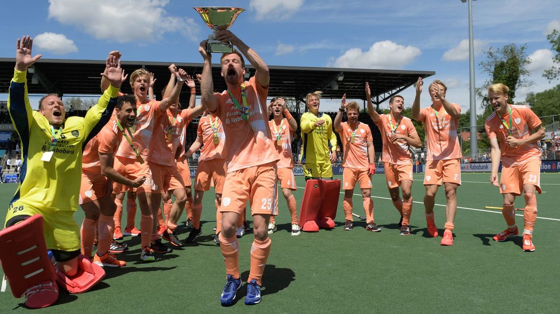 De hockeymannen werdn in juni Europees kampioen