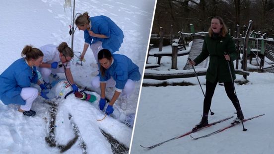 Sneeuwpoppen, langlaufen en apenstreken in de sneeuw