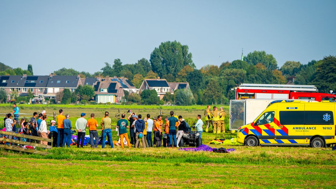 Het slachtoffer is naar het ziekenhuis gebracht