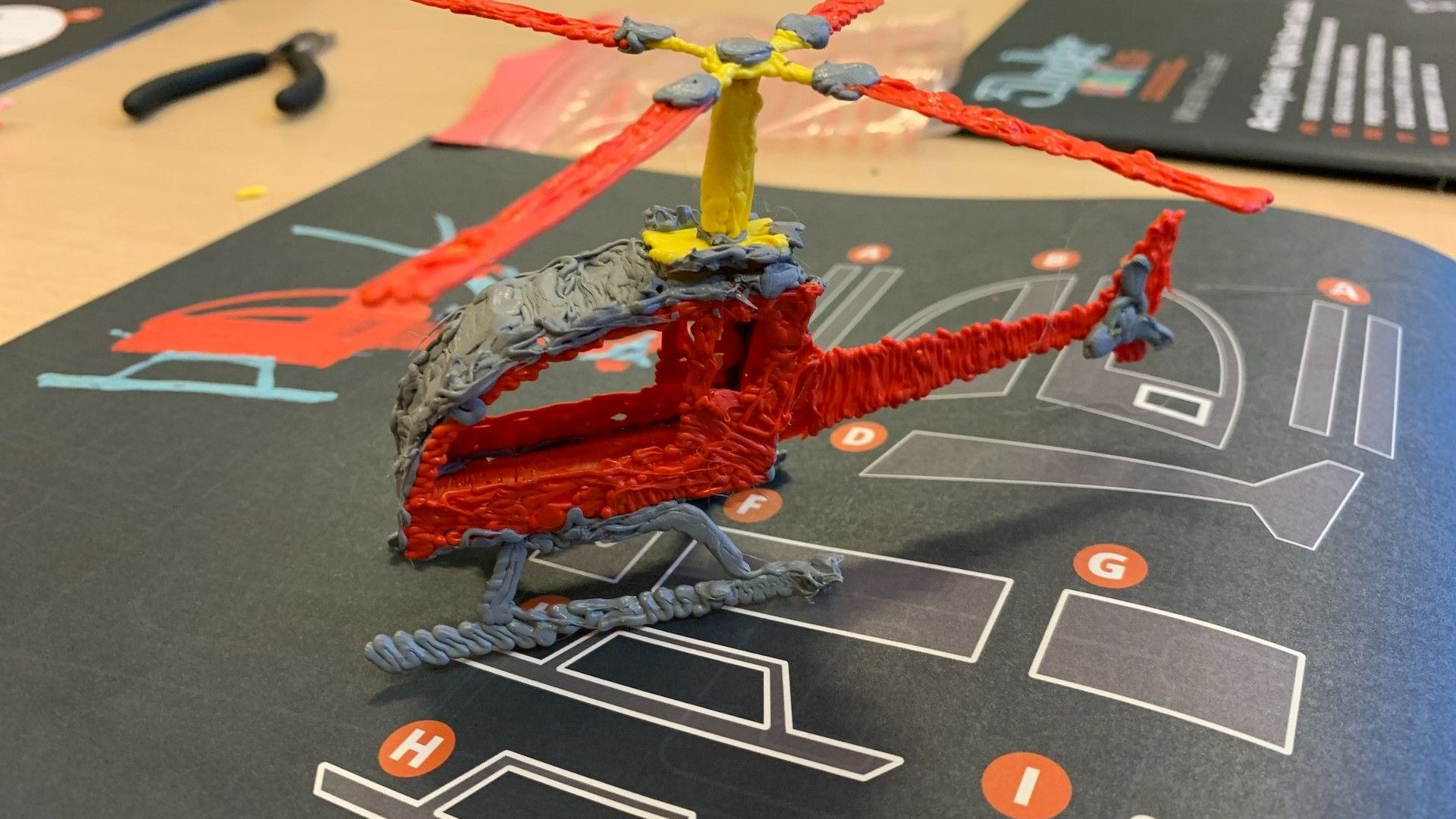 In BIEBlab kunnen kinderen 3D tekeningen maken.