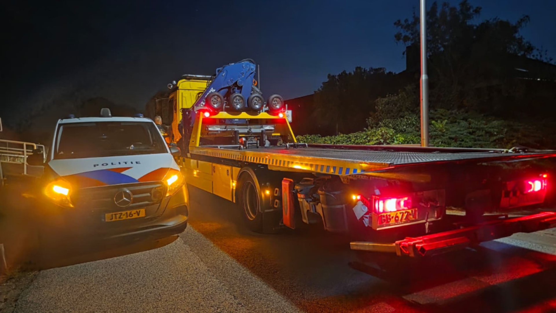 De vrouw belde zelf de politie nadat ze was ontvoerd