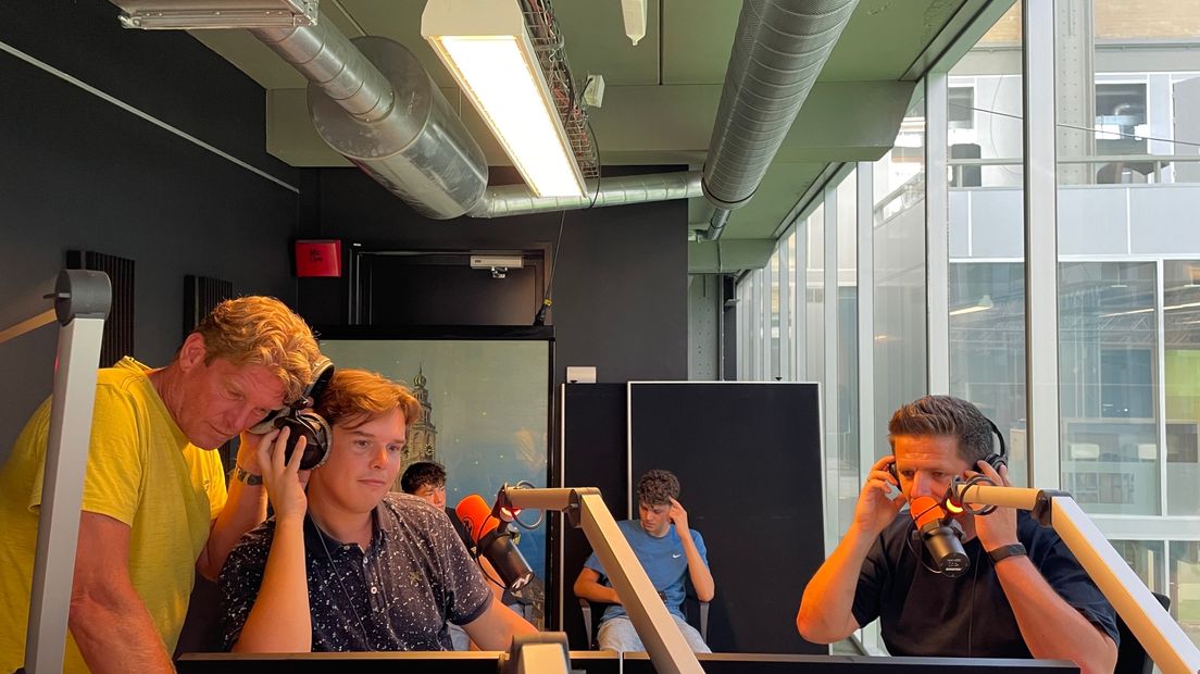 Martin, Stefan en Wouter Gudde (vlnr)