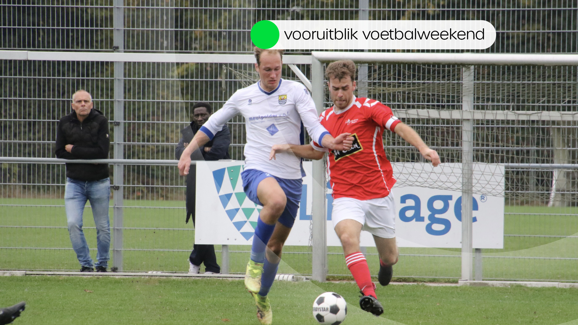 Deze wedstrijden worden vanmiddag gespeeld in het amateurvoetbal