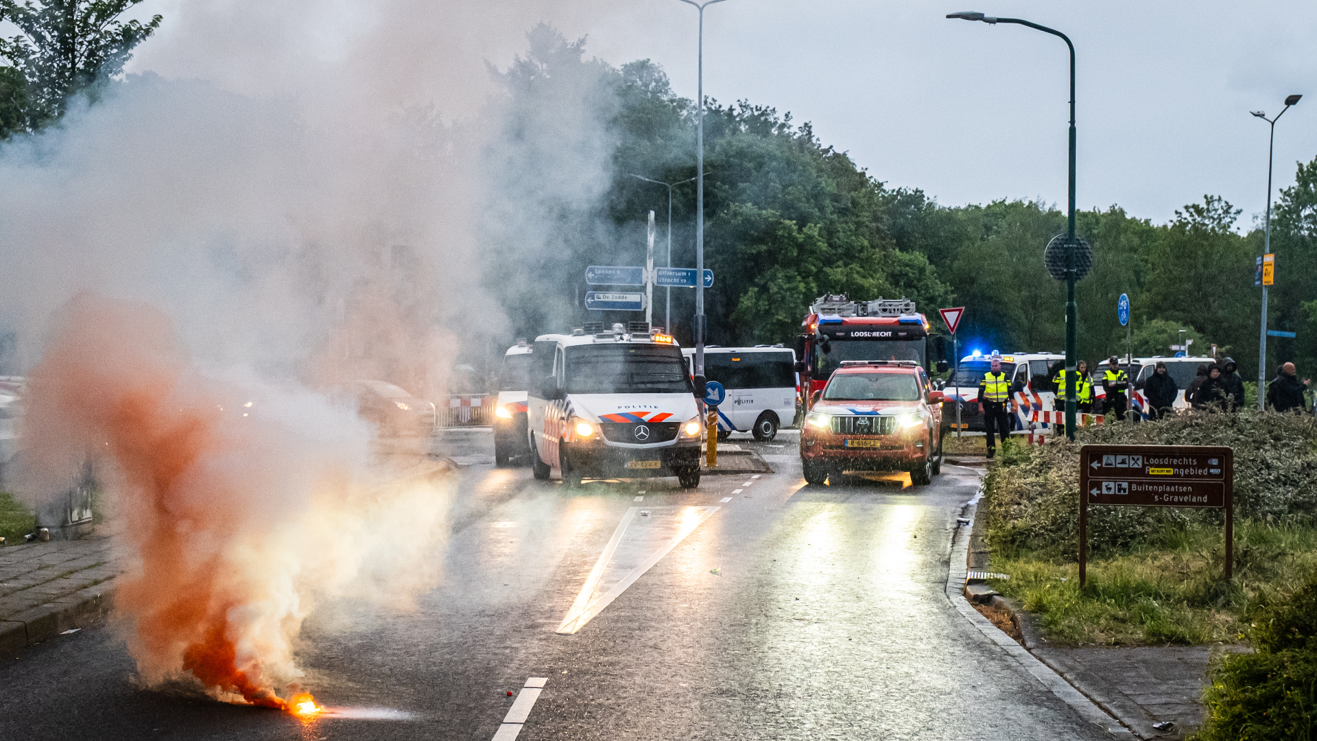 Verdachte rellen Loosdrecht komt vrij vanwege examens