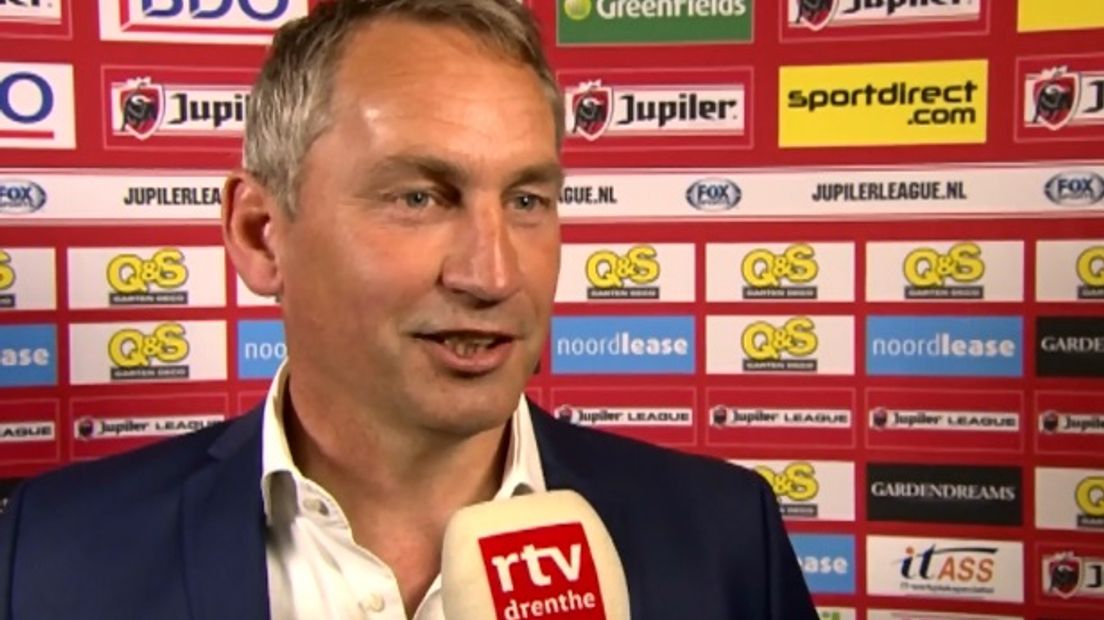 Gert Heerkes gaat weg bij FC Emmen (Rechten: archief RTV Drenthe)