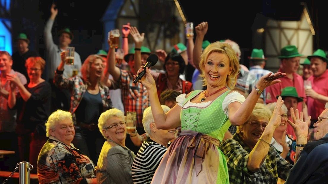 Dorothy Oosting bij Oktoberfest