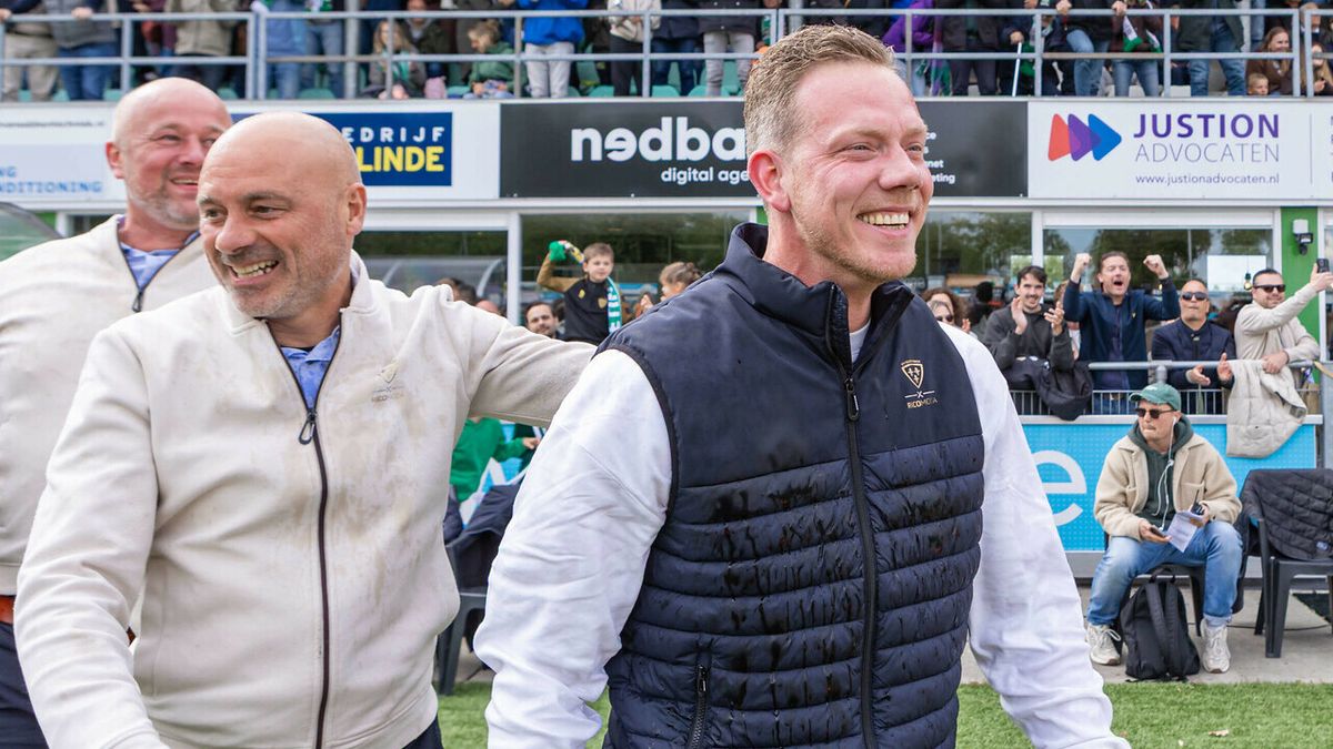 Kloetinge-trainer Veenstra vond houvast in emotioneel kampioensjaar: 'Dit was de plek waar ik weer k