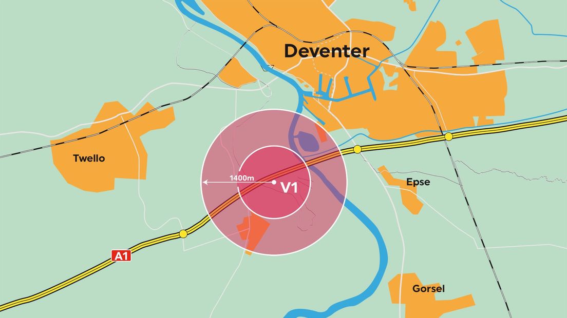 Een gebied van 1400 meter rond de bom wordt ontruimd