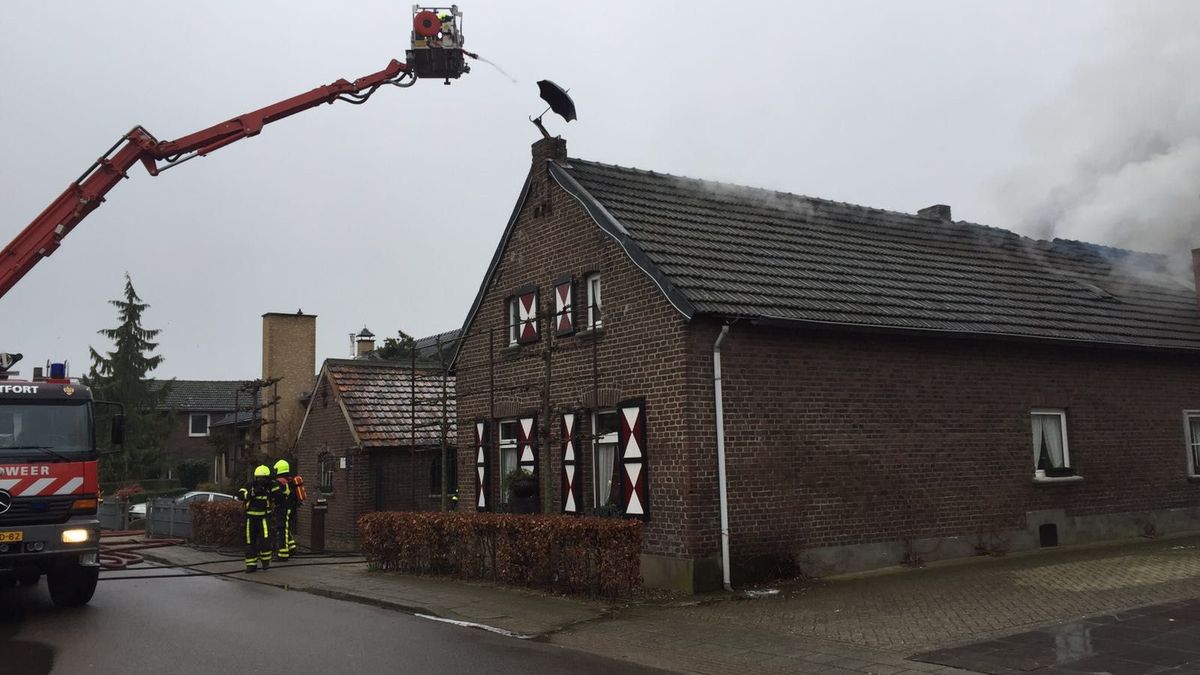 Asbest vrijgekomen bij woningbrand in Montfort
