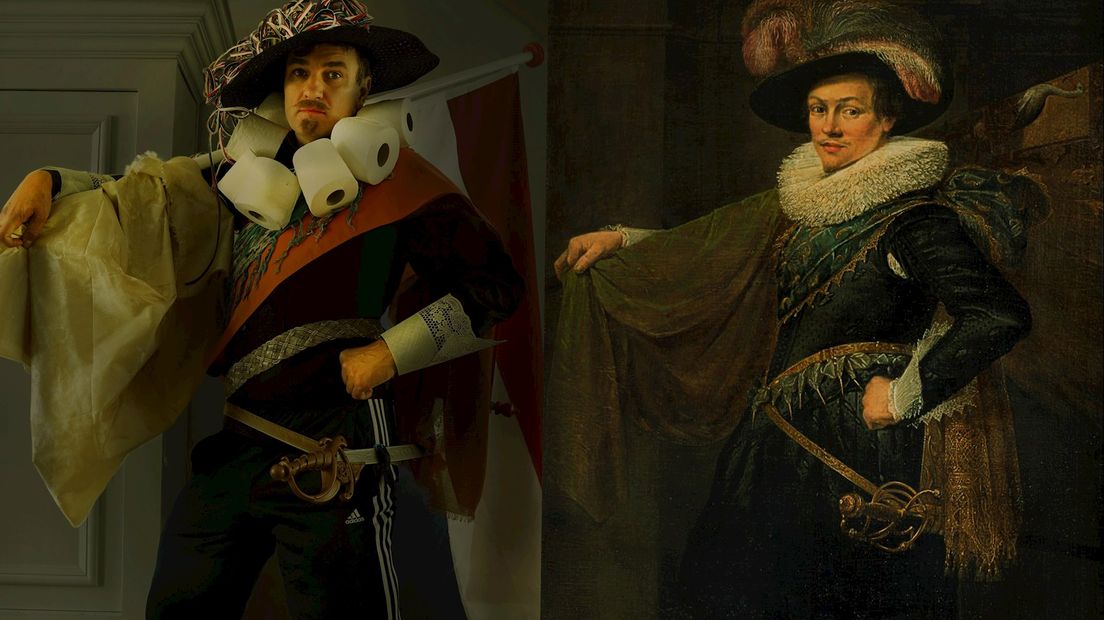Links: Marnix de Vries uit Zwolle; rechts: Hendrik Jansz. Nobel, geschilderd in 1621