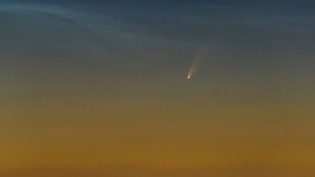 Komeet Neowise, eerder deze maand waargenomen in Hongarije