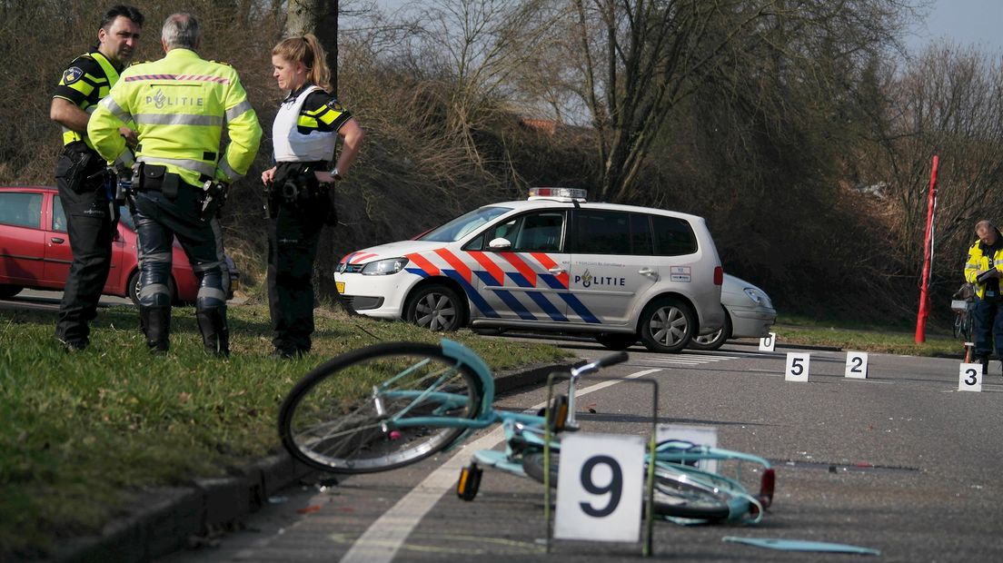 Ongeluk met meisje op de fiets in Enschede