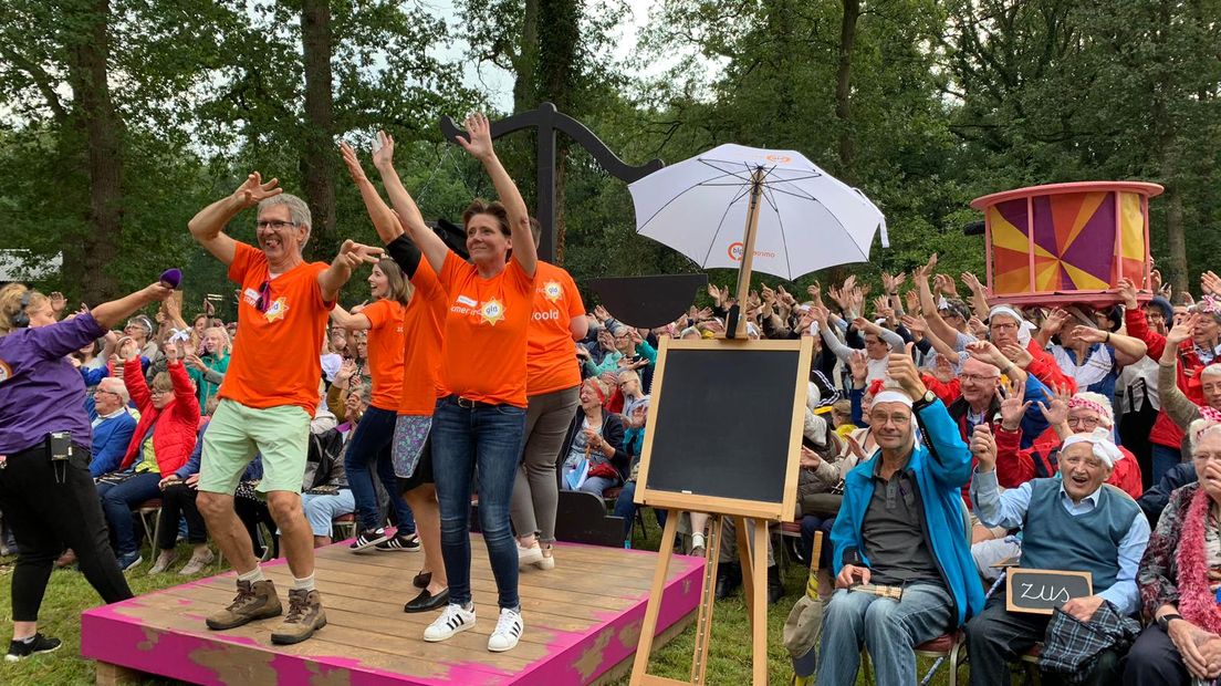 We zijn vandaag in het Woold, heel dicht aan de Duitse grens. De teller voor het team is geëindigd op 514 punten en 850 euro en dat is goed voor een prachtige derde plaats.