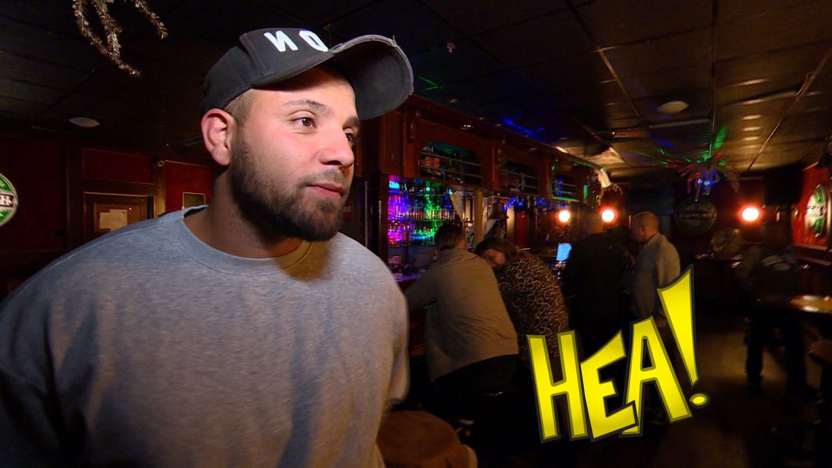 Het laatste rondje voor café Het Klavertje: 