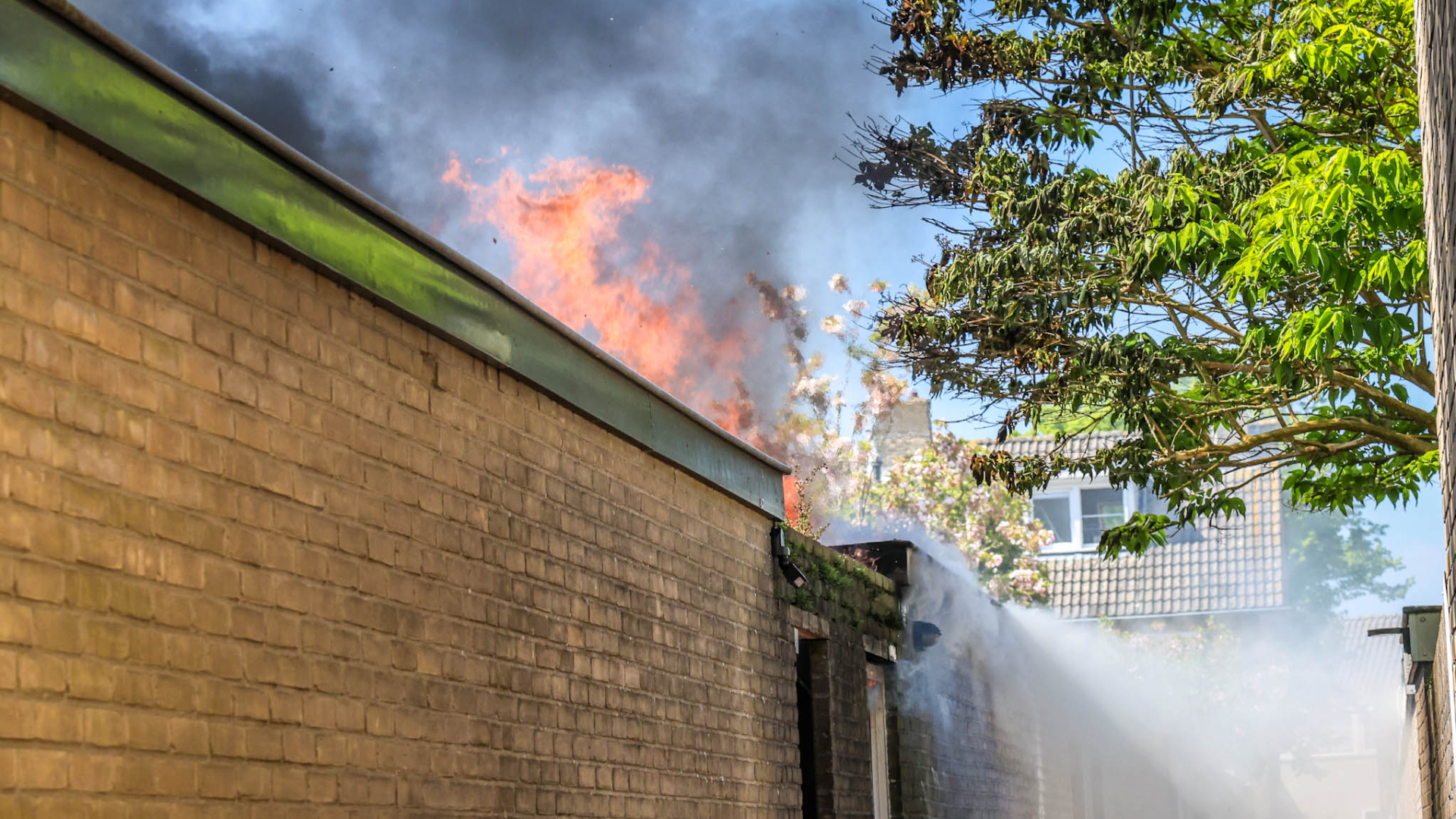 Schuurbrand in Leusden