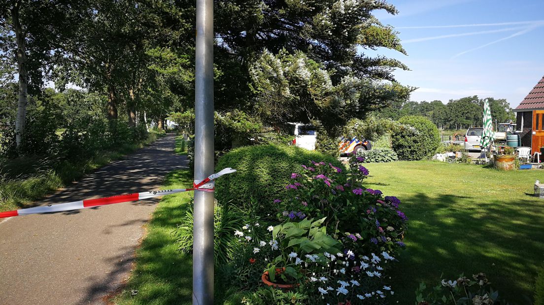 De beroving vond plaats bij een woning aan het Zuideropgaande in Hollandscheveld (Rechten: Persbureau Meter)