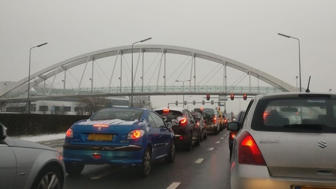 Voetgangersbrug Transferium Leiden