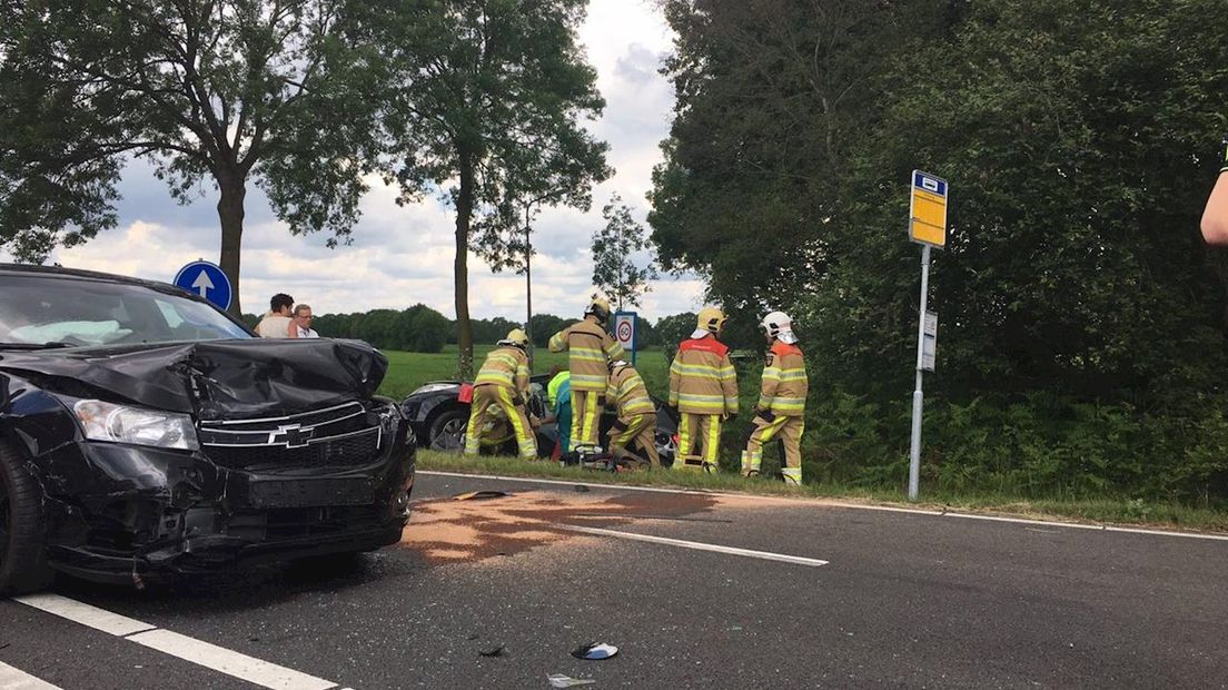 Auto-ongeluk in Vollenhove