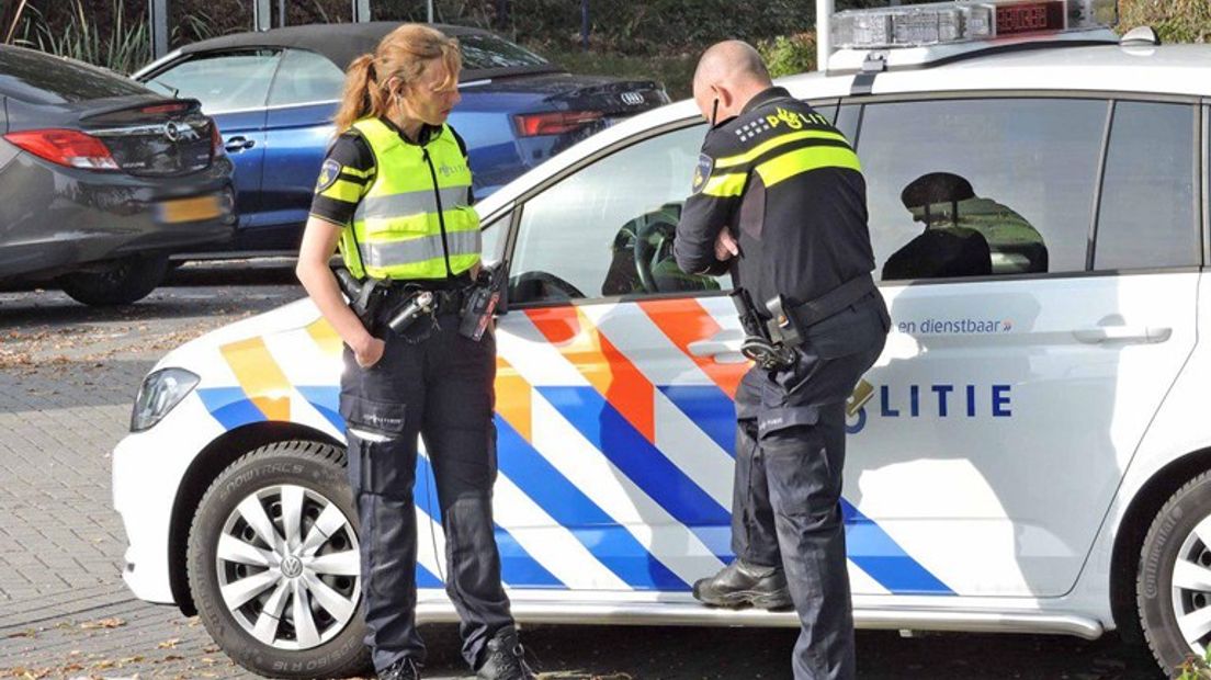 De politie hield de verdachte aan in Steenwijk (Rechten: archief Persbureau Meter)