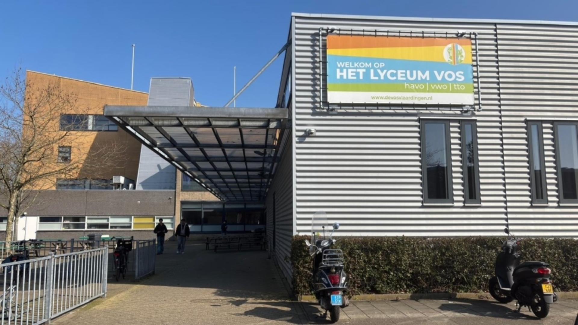 Het Lyceum Vos in Vlaardingen.