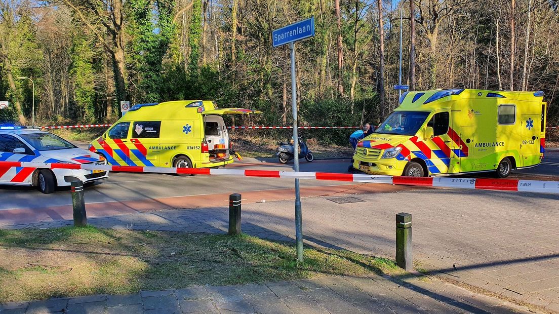 Twee ambulances zijn ter plaatse