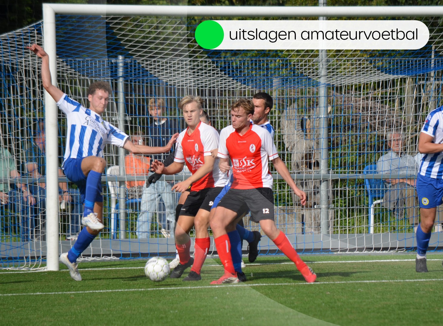 Uitslagen amateurvoetbal zaterdag 3 oktober