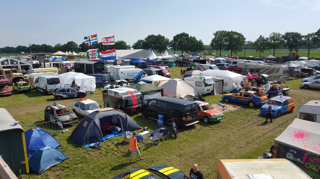 De camping op Boerenrockfestival is met 400 plaatsen uitgebreid (Rechten: Steven Stegen / RTV Drenthe)