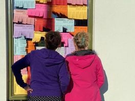 Tinkebell maakt kunstwerk tegen extreemrechtse politiek: 'Laten we heel Zeeland volhangen met kunst'