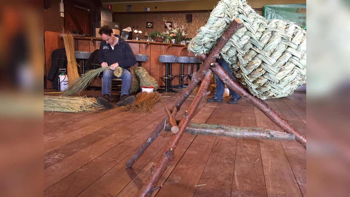 Open dag bij eendenkorfvlechters in Poppenwier